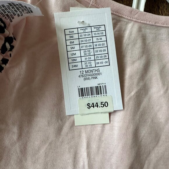 Crown and Ivy Baby Size 12M Cat Long Sleeve Shirt with Ruffle Leggings Headband - Picture 6 of 8